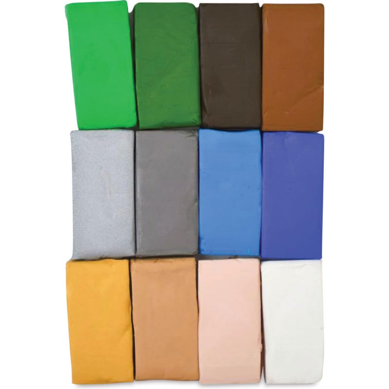 Sculpey III: Polymer Clay: Multipack Naturals - (12) 1oz Packs- Oven Bake Clay, 12 Colors, Non-Toxic, Sculpting, Create Jewelry & Crafts, Art Supplies - Image 2